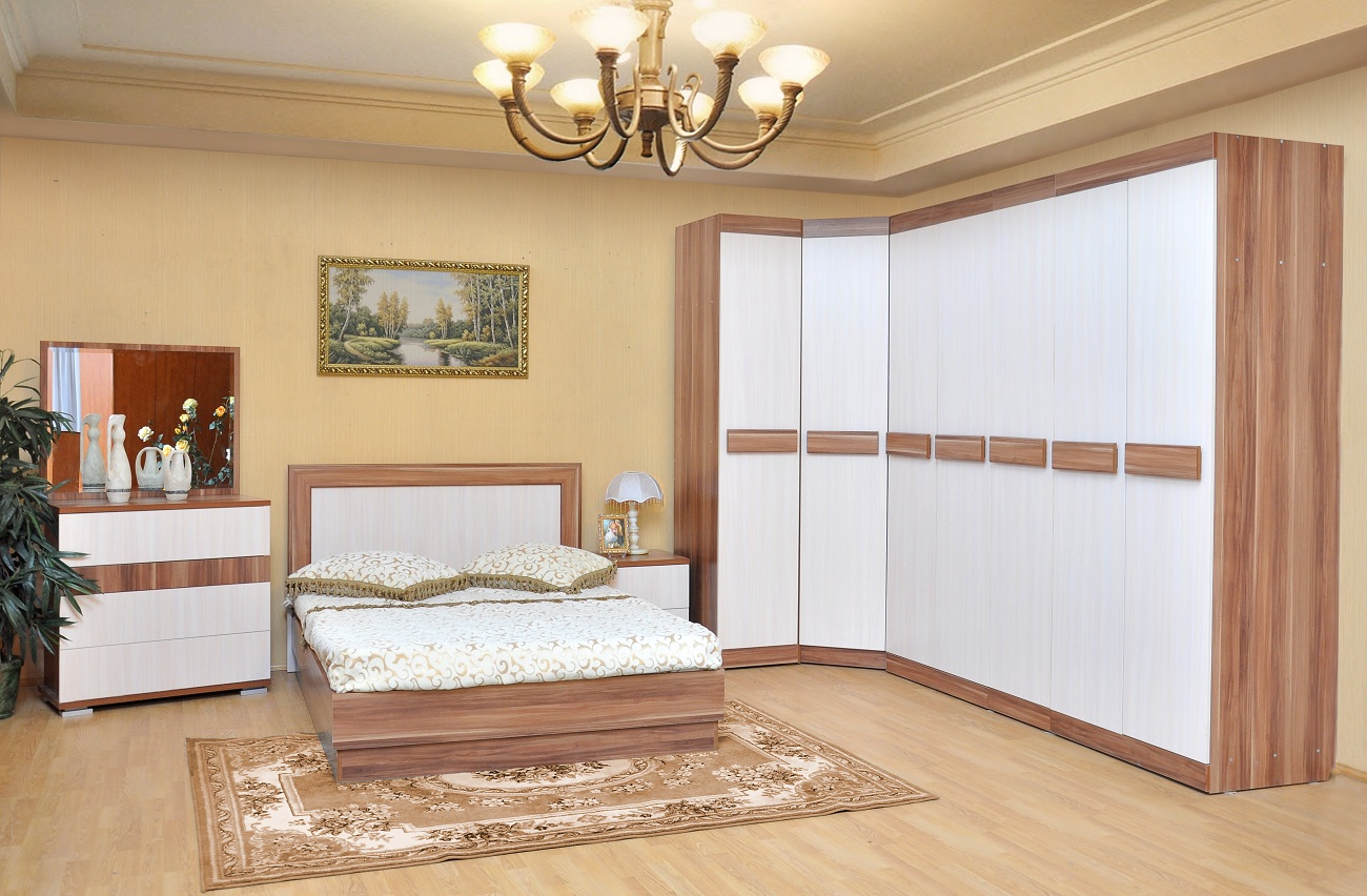 Спальня Чайка 17 целиком и по модулям ТАМБОВМЕБЕЛЬ